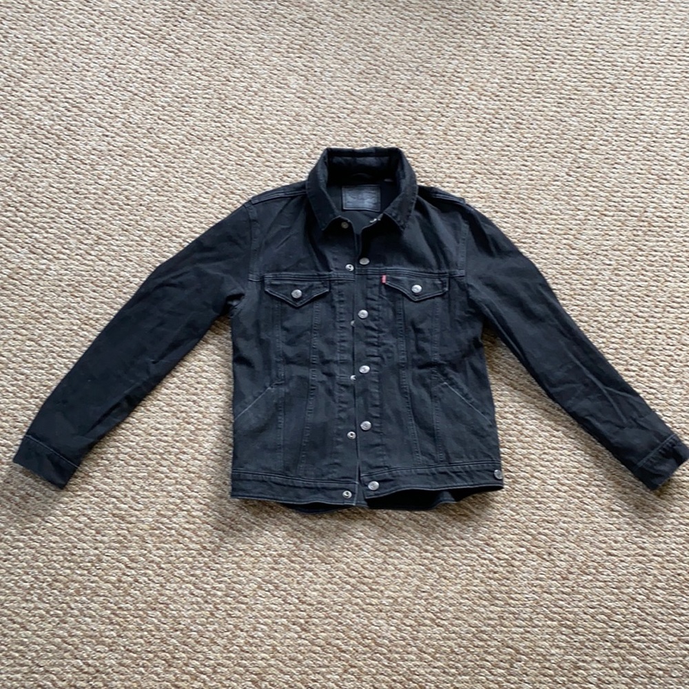 Levi’s Men’s Black Commuter Denim Jacket Medium